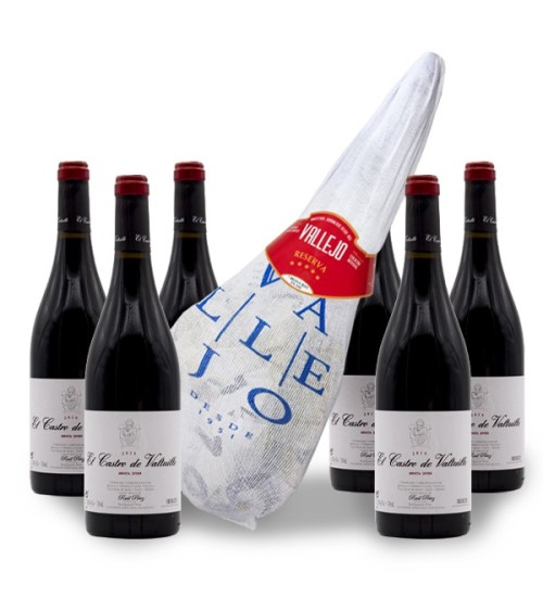 Pack Jamón Vallejo + 6 El Castro de Valtuille